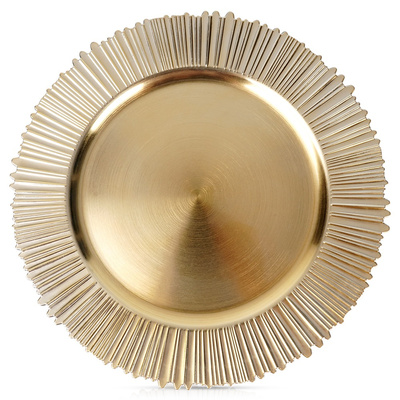 Taca podtalerz złoty 33 cm
