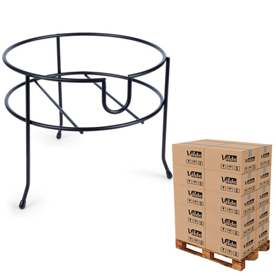 Stojak pod słój z kranikiem metalowy czarny 23 cm (paleta 224 szt.)