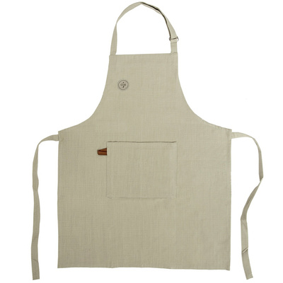 Fartuch kuchenny bawełniany wiązany zielony GREENISH