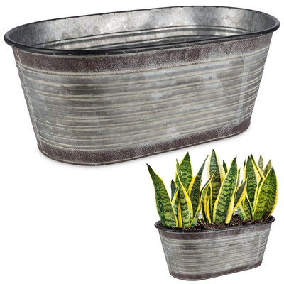 Plant Pot Metal 46x25x18.5 cm