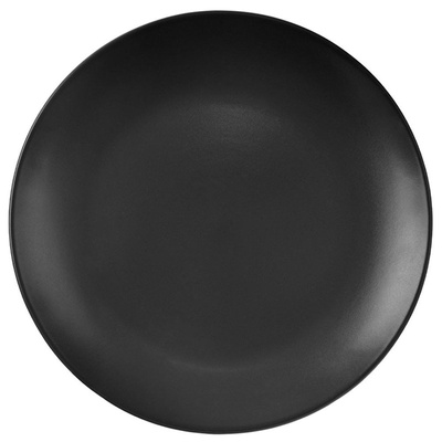 Dinner Plate Ceramic Black ALFA 27.5 cm