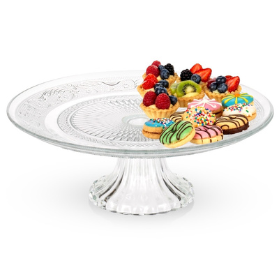 Cake Stand Glass on Leg 25 cm
