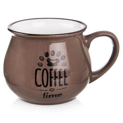 Coffee Mug Ceramic Brown 320 ml