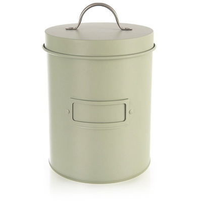 Green metal storage container GREENISH 2.2 l