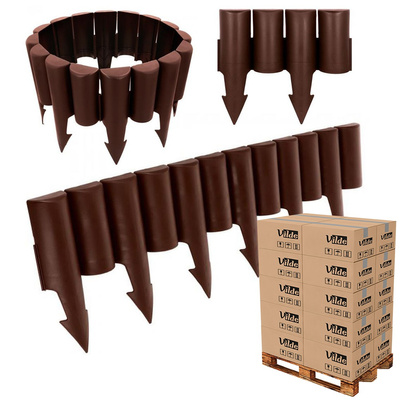 Palisada ogrodowa brązowa 2,5 m 10 el. (paleta 168 szt.)