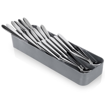 Cutlery Drawer Organiser Gray 39x11,5 cm