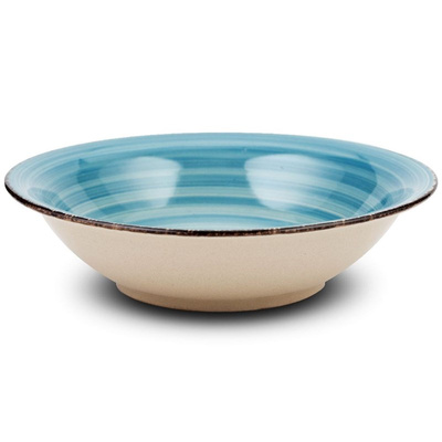 Soup Bowl Ceramic LINES 22 cm, 700 ml