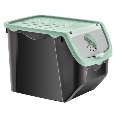 Vegetable Storage Container with Lid Mint 12 l
