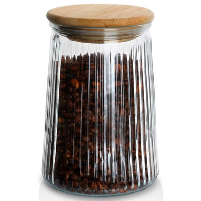 Dry Food Storage Container Glass with Lid and Gasket 950 ml