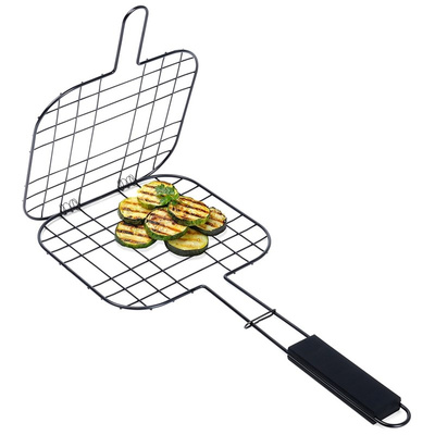 Burgers Grill Basket Metal Black Non-Stick 49x21,1 cm