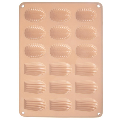 Forma do ciastek i pralin silikonowa beżowa 34x25x1 cm