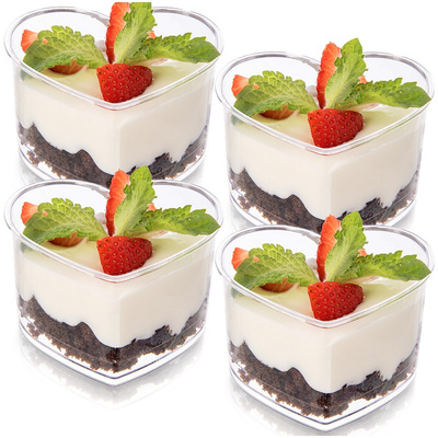 Pucharki na desery, przekąski 130 ml 4 szt.