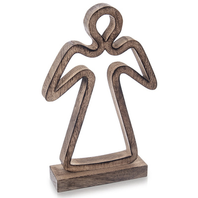 Figurka drewniana świąteczna anioł MANGO 29 cm
