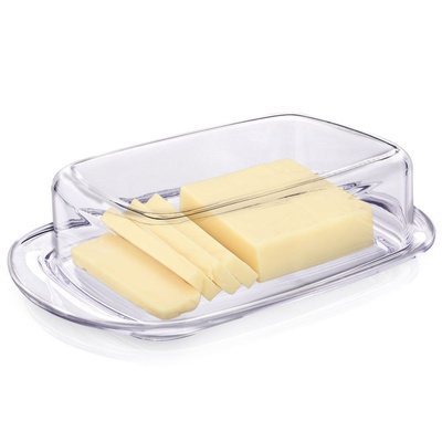 Butter Dish Plastic Transparent