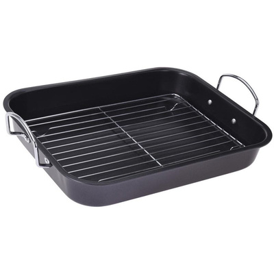 Roasting Tin Steel Rectangular with Rack 41,5x29,5 cm