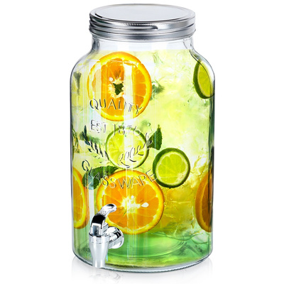 Dispenser with Tap Glass 6.2 l