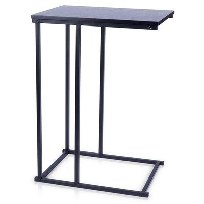 Side Table Metal Black Side 40x26x58 cm