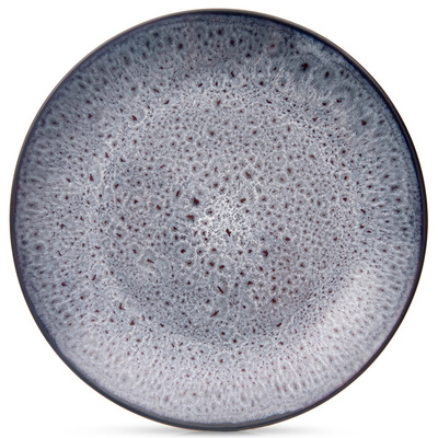 Talerz deserowy ceramiczny fioletowy GLAZE 20,5 cm
