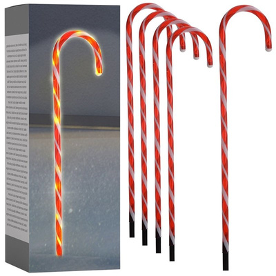 Lights Outdoor Christmas Candy Cane 40 LED 74 cm 5 pcs