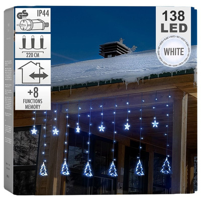 Outdoor Curtains Lights 138 LED 2,2 m