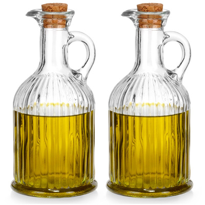 Butelka na oliwę i ocet szklana 350 ml 2 szt.