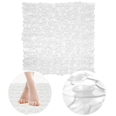 Non-Slip Shower Mat Transparent 52x52 cm