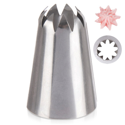 Tylka do dekoracji stalowa gwiazda