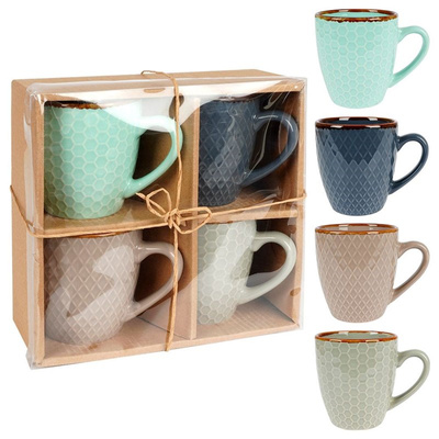 Mugs Ceramic 250 ml 4 pcs