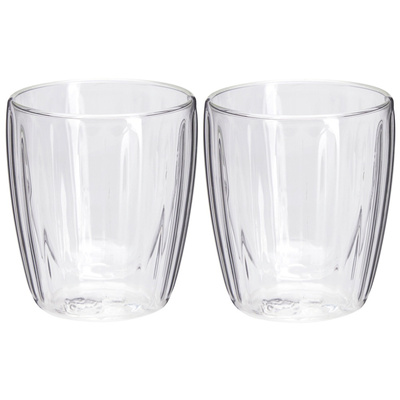 Szklanki termiczne z podwójną ścianką do kawy espresso 1250 ml 2 szt.