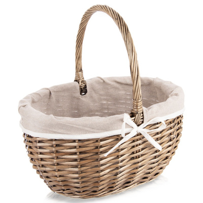 Picnic Basket Wicker 40x31x40 cm