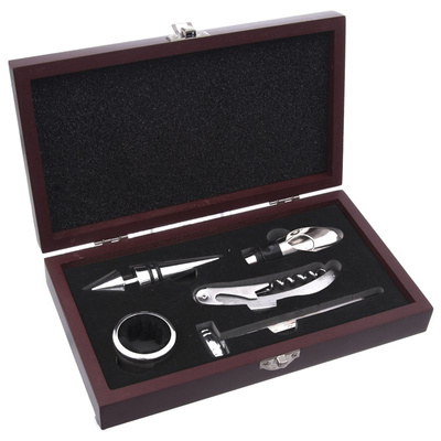 Wine Opener Set in Wooden Box 5 pcs