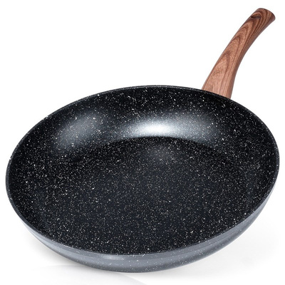 Frying Pan Granite BLACK&WOOD 32 cm