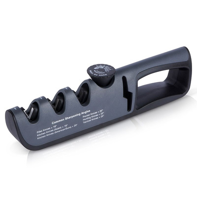 Knife Sharpener with Adjustable Sharpening Angle Four-Phase