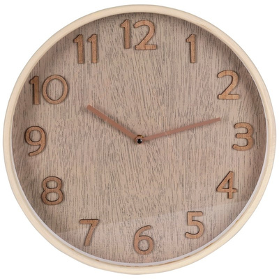 Wall Clock Beige 38 cm