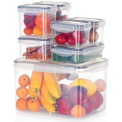 Food Containers with Lid and Gasket 7 pcs