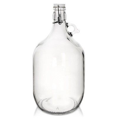 Clip Top Bottle Jug Glass 5 l