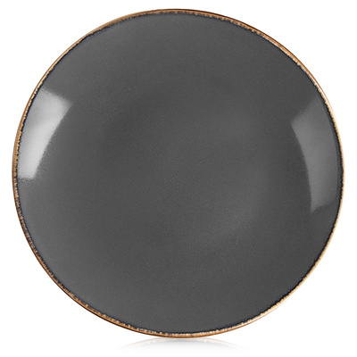 Dessert Plate Ceramic Gray 20.5 cm