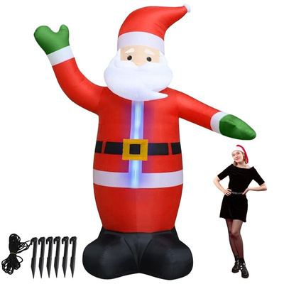 Inflatable Santa with LED Lighting XXL 4 m