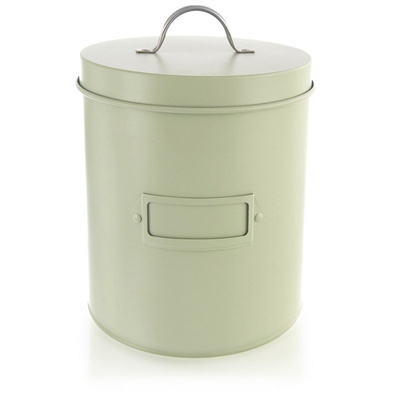 Greenish 3.3 L Green Metal Storage Container