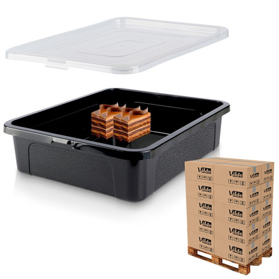 Cake Container with Lid 40x33x10 cm (pallet of 280 pcs)
