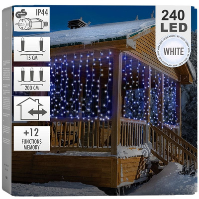 Outdoor Curtains Lights 240 LED 2,25 m