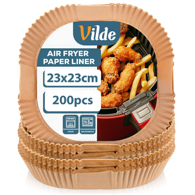 Air Fryer Liners Oil Free Paper Square 23x23 cm 200 pcs