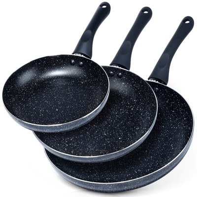 Frying Pan Set Granite BLACK LINE 20 / 24 / 28 cm 3 pcs