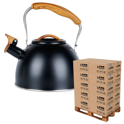 Whistling Kettle Steel Black 2.5 l (pallet of 144 pcs)