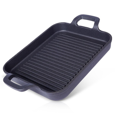 Grill Pan Cast Iron 22x18 cm