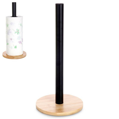 Paper Towel Holder Metal Black 32,5 cm