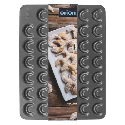 Forma do ciastek stalowa rogaliki 42x32 cm