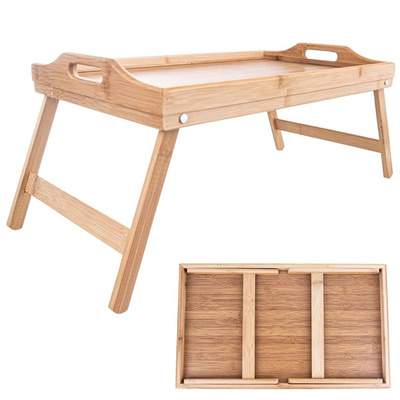 Bed Tray Wooden Foldable 50x30x24.5 cm