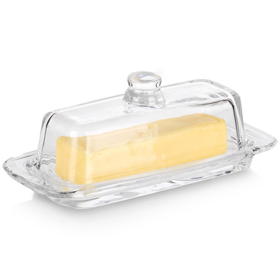 Butter Dish Glass 20x9.5x7.5 cm