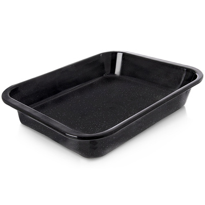 Baking Tray Enamel Rectangular Deep 36x28x6 cm
